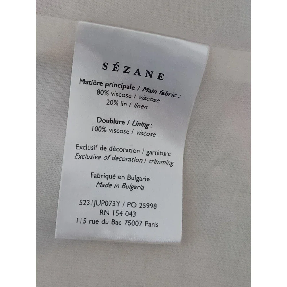 Sezane Farm Rio Skirt Floral Maxi Tropical Boho Cruise‎ Artsy Resort Size 36